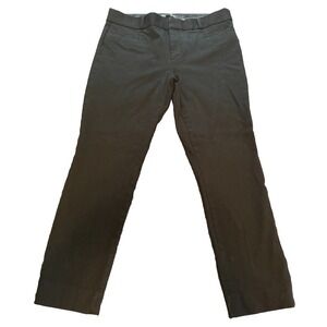 Banana Republic Size 6 Womens Pants Black Sloan Career Mid Rise Pockets Stretch